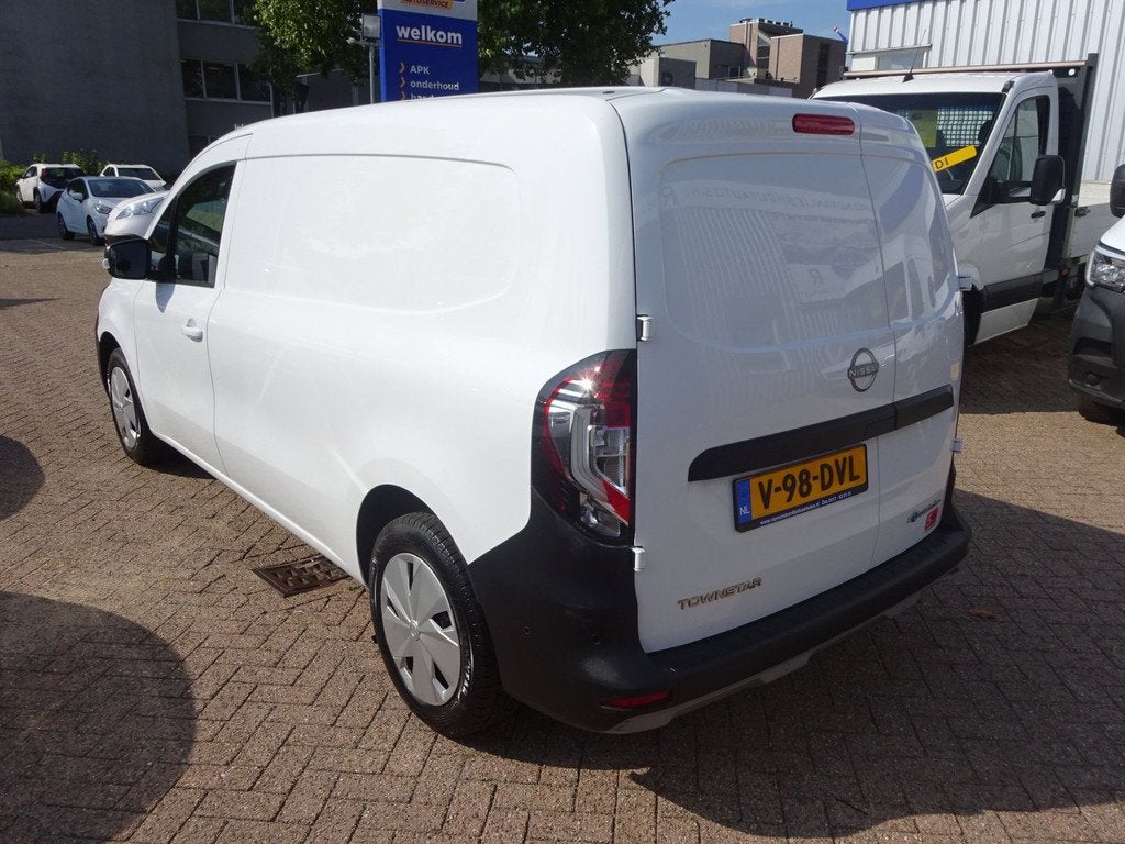 Nissan TOWNSTAR N-Connecta L2 45KW 100% ELEKTRISCH AIRCO CRU, 45 kWh, Stof, Gebruikt, Origineel Nederlands