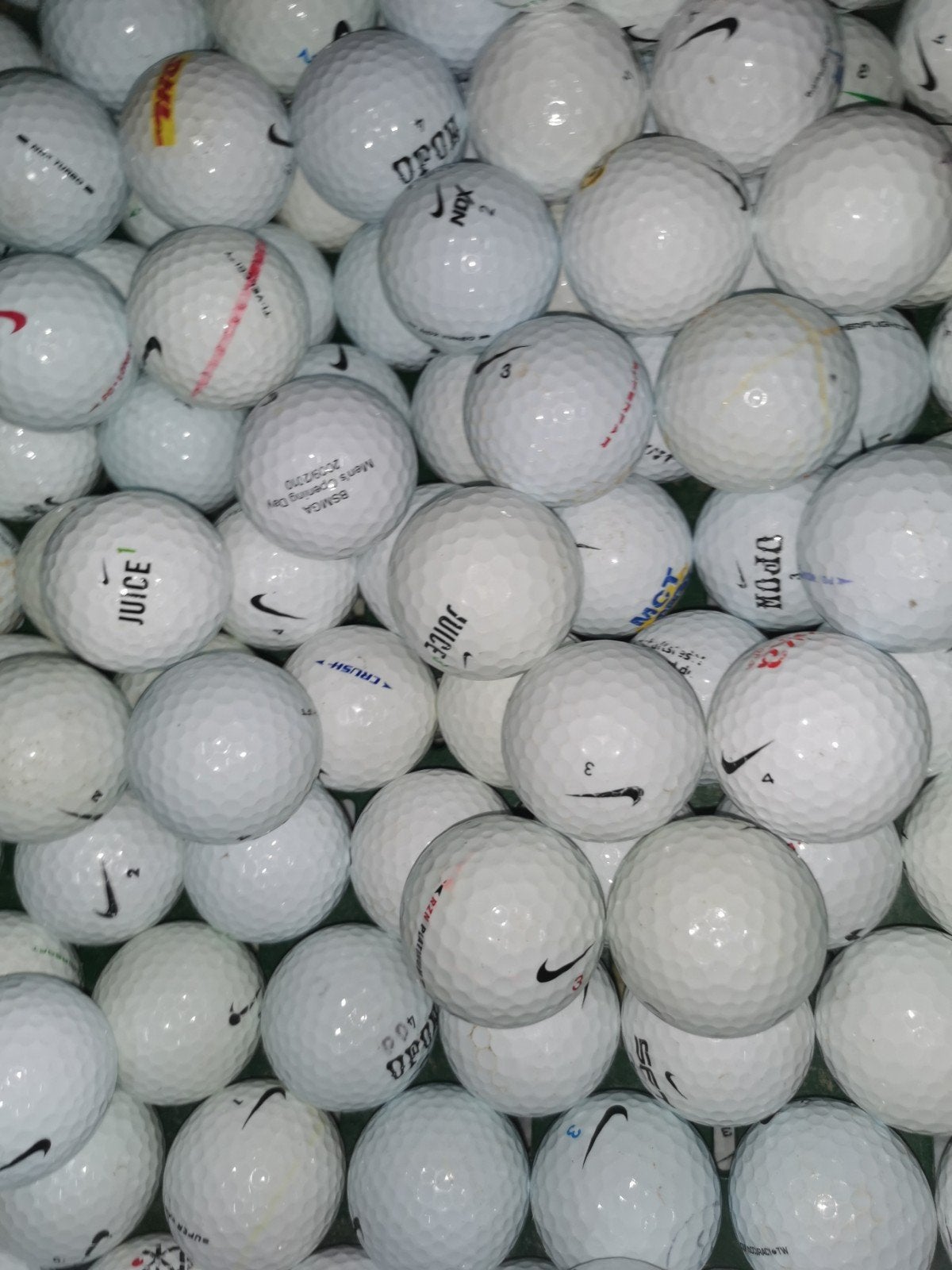 Nike golfballen mix 100 stuks, Ophalen of Verzenden, Bal(len)