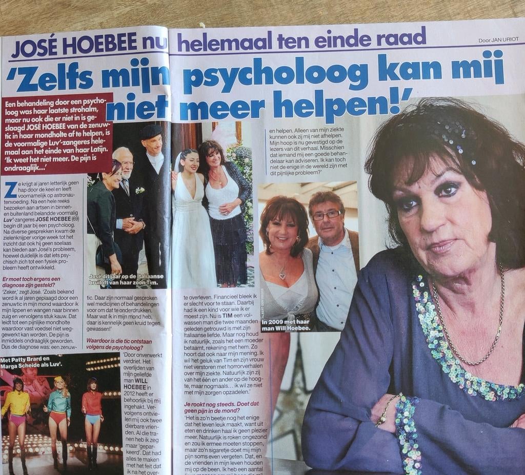 José Hoebee - LUV - Artikel Knipsel uit 2023, Ophalen of Verzenden, 1980 tot heden, Nederland, Knipsel(s)