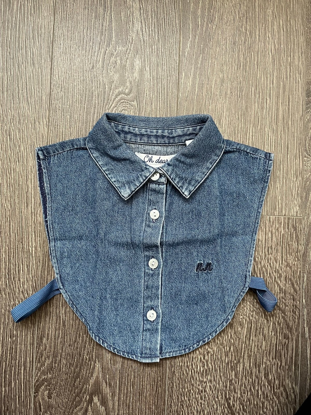 Meisjes kraagje / kraag spijkerstof Nik & Nik mt 10 / 140, Kinderen en Baby's, Kinderkleding | Maat 140, Ophalen of Verzenden