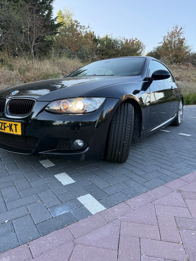 BMW 3-Serie 3.0 I 335 Cabrio AUT 2008 Zwart, Auto's, Automaat, Achterwielaandrijving, Zwart, Cabriolet