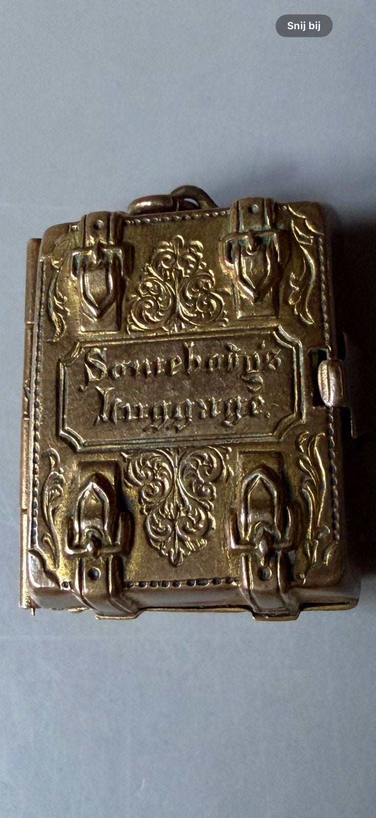 Antiek Victoriaans Fotoalbum Medaillon - 1863, Ophalen of Verzenden