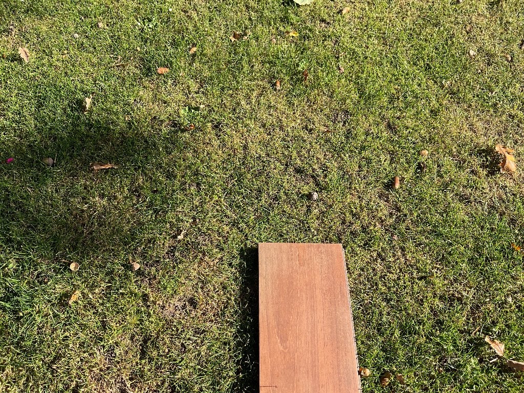 Meranti houten vloer +/-  35 à 40 M2, Ophalen, Gebruikt, Vloerdelen of -planken, 10 m² of meer