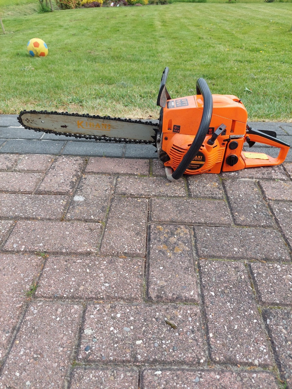 Kettingzaag voor opknapper of onderdelen (motor loopt niet), Tuin en Terras, Ophalen, Gebruikt, Overige typen, KIBANI