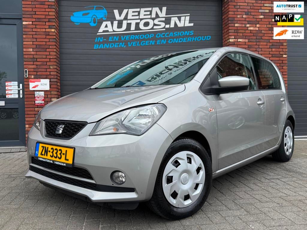 Seat Mii 1.0 Style Intense Airco Cruise 1e Eigenaar 5 Deurs, Auto's, Seat, Gebruikt, Euro 6, Mii, 23 km/l