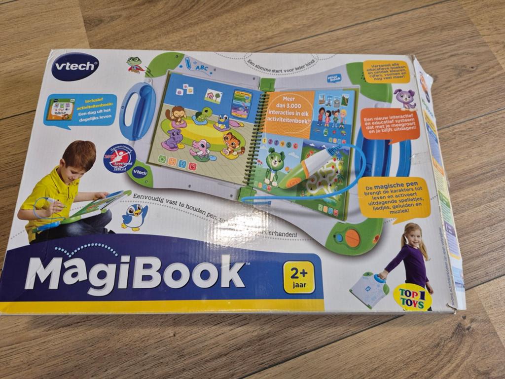 VTech MagiBook met 3 boeken - Interactief leren, Ophalen of Verzenden, Zo goed als nieuw, 2 tot 4 jaar