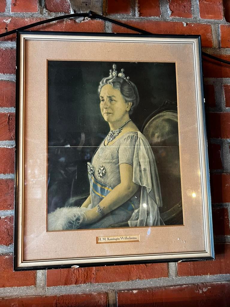 Oude foto “Wilhelmina”, Ophalen of Verzenden