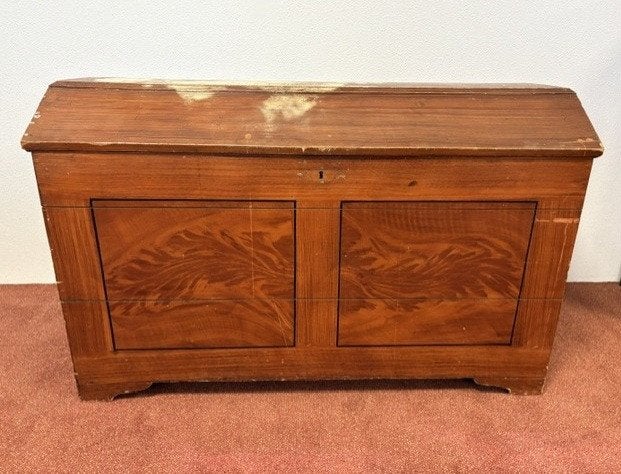 vintage dekenkist, Huis en Inrichting, Ophalen of Verzenden, Gebruikt, 50 tot 100 cm, Minder dan 50 cm