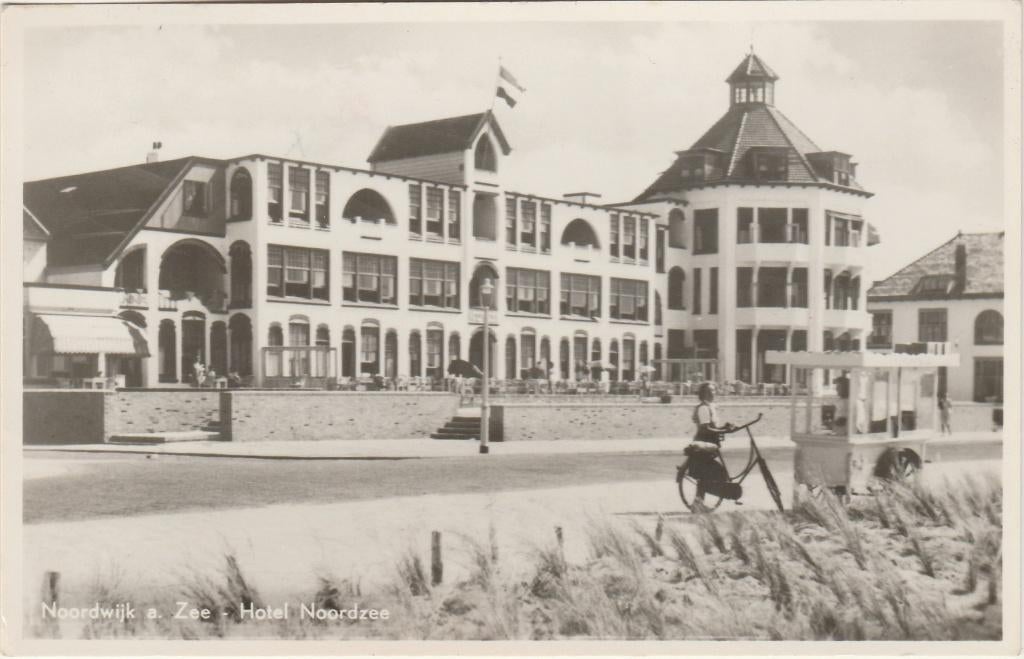 NOORDWIJK AAN ZEE Hotel Noordzee 1954, Verzenden, 1940 tot 1960, Gelopen, Zuid-Holland
