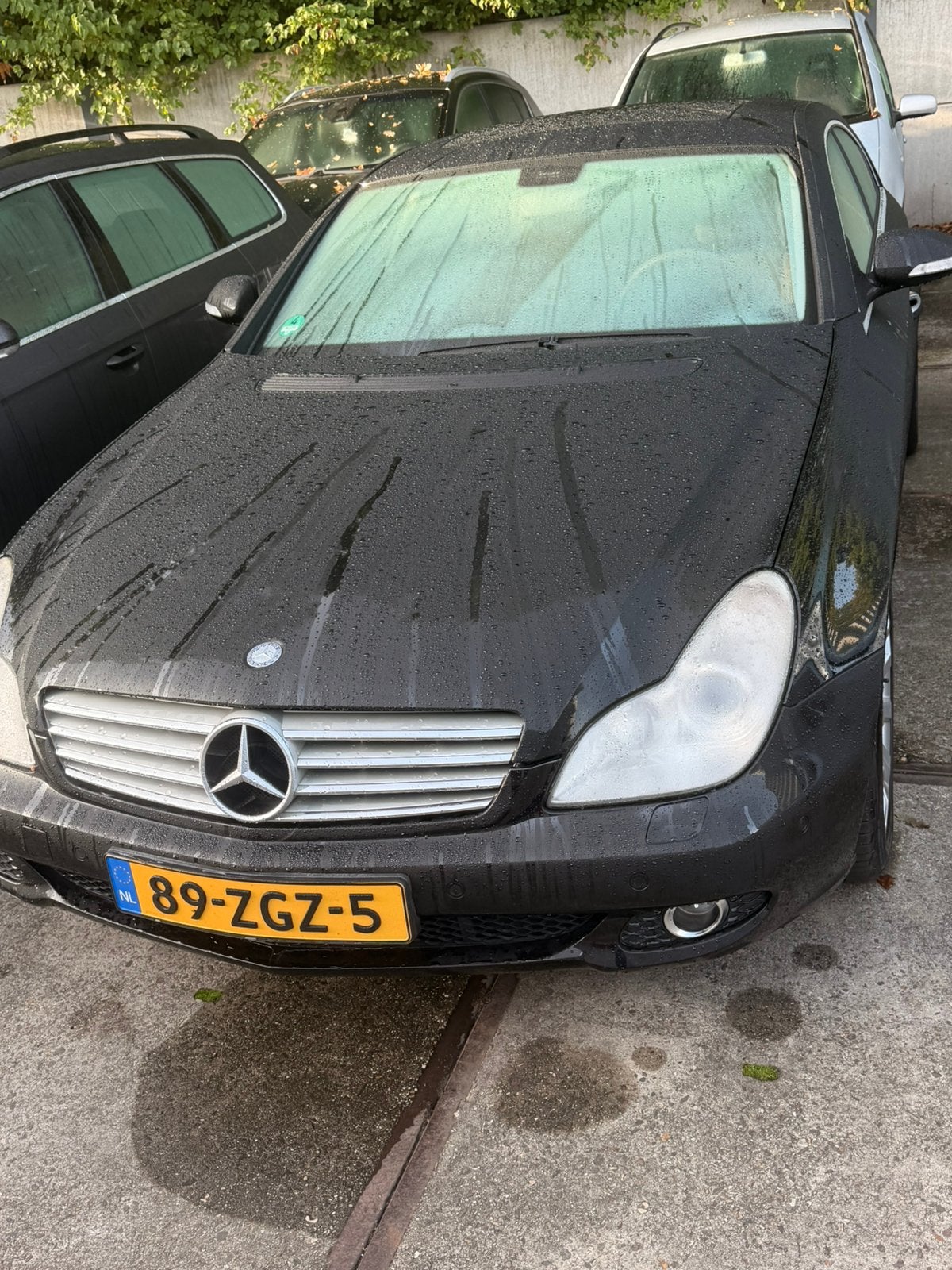 Mercedes-Benz CLS 3.5 Cls350 CGI AUT 2007 Zwart, Auto's, Automaat, Achterwielaandrijving, 4 stoelen, Zwart