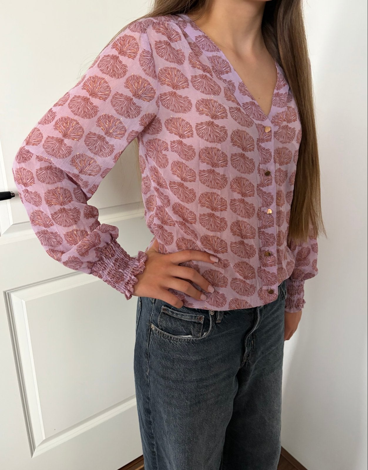 Rue de Femme Blouse - Zo goed als nieuw, Maat XS/S, Kleding | Dames, Ophalen of Verzenden, Zo goed als nieuw, Maat 34 (XS) of kleiner