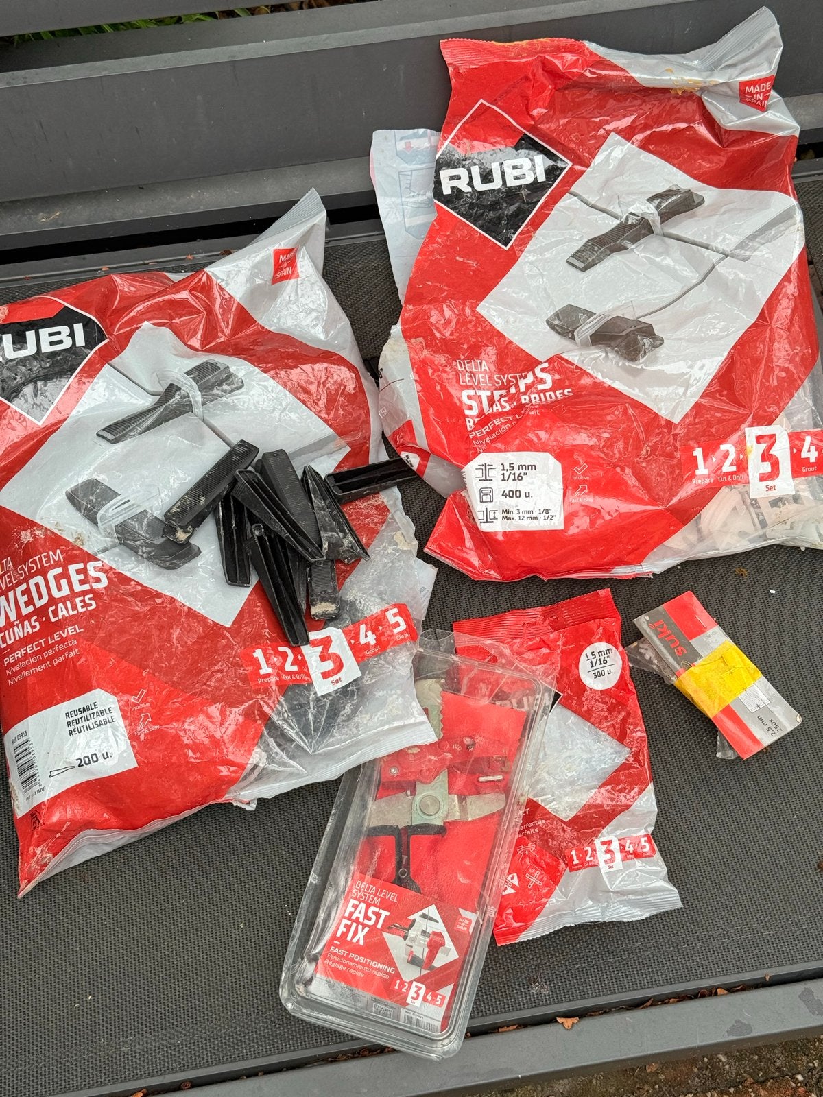 Rubi Delta Level Systeem - Tegelnivelleersysteem, Ophalen, Gebruikt, Overige typen, Minder dan 20 cm