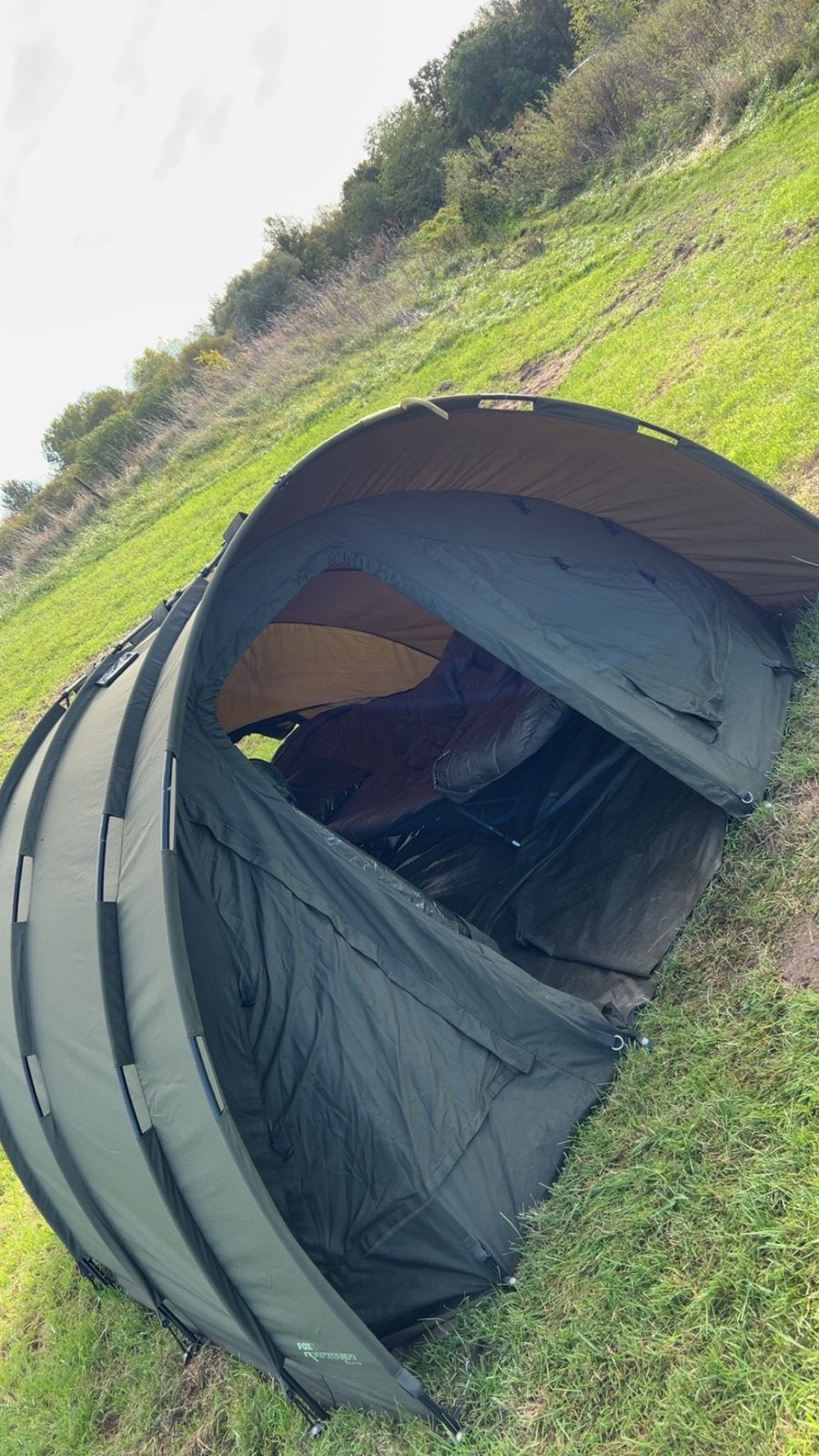 Dikke fox vis tent, Watersport en Boten, Hengelsport | Karpervissen, Ophalen, Zo goed als nieuw, Overige typen