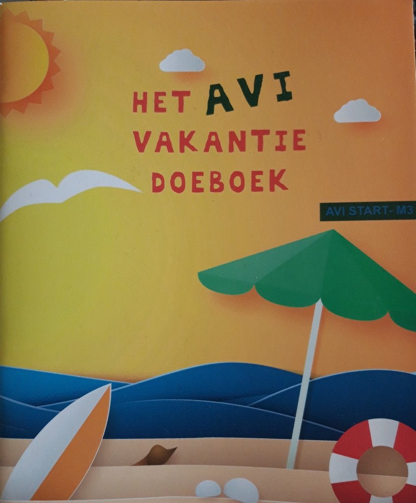 AVI Vakantie Doeboek 6-7 jaar NIEUW surfplank