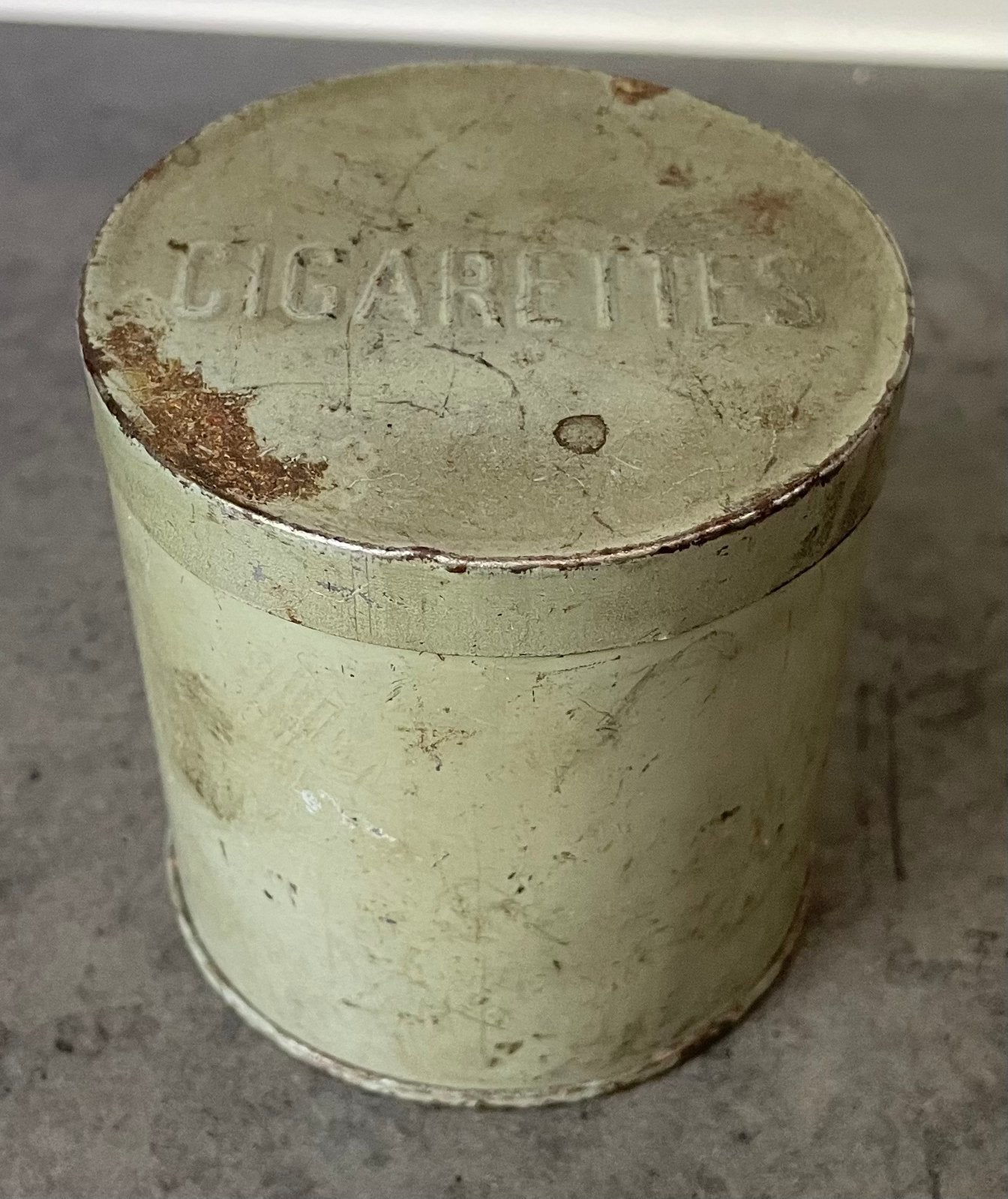 Britse rantsoen/ration Cigarettes blikje WO2, Verzamelen, Ophalen of Verzenden, Engeland