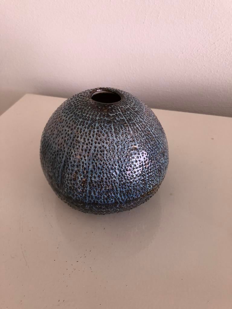 Goebel bolvaas, 1987, Zee-egel, Overige kleuren, Ophalen of Verzenden, Minder dan 50 cm, Glas