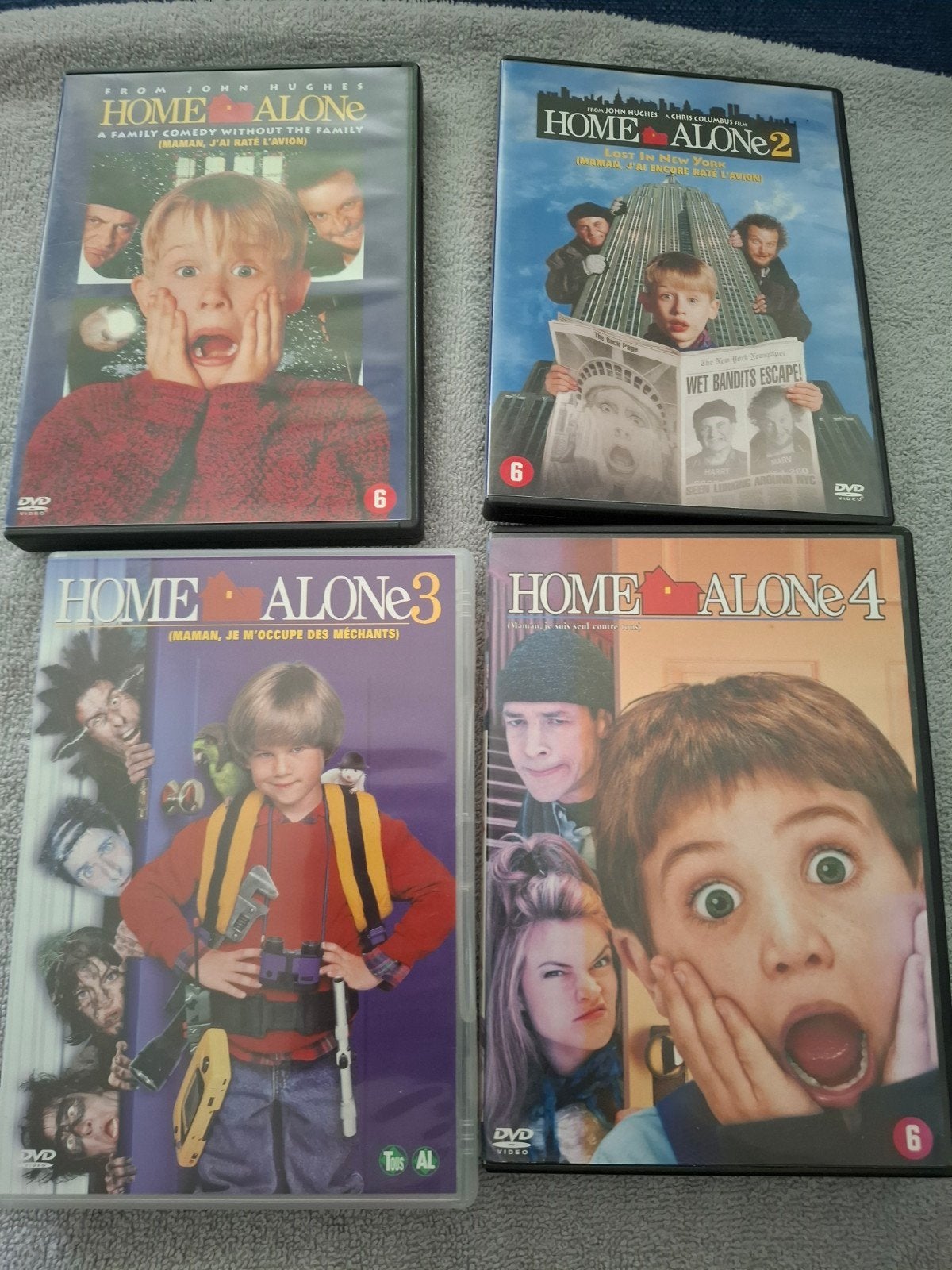 Home Alone 1-4 DVD Boxset - Klassieke Kerstfilms, Vanaf 6 jaar, Ophalen of Verzenden, Zo goed als nieuw, Boxset