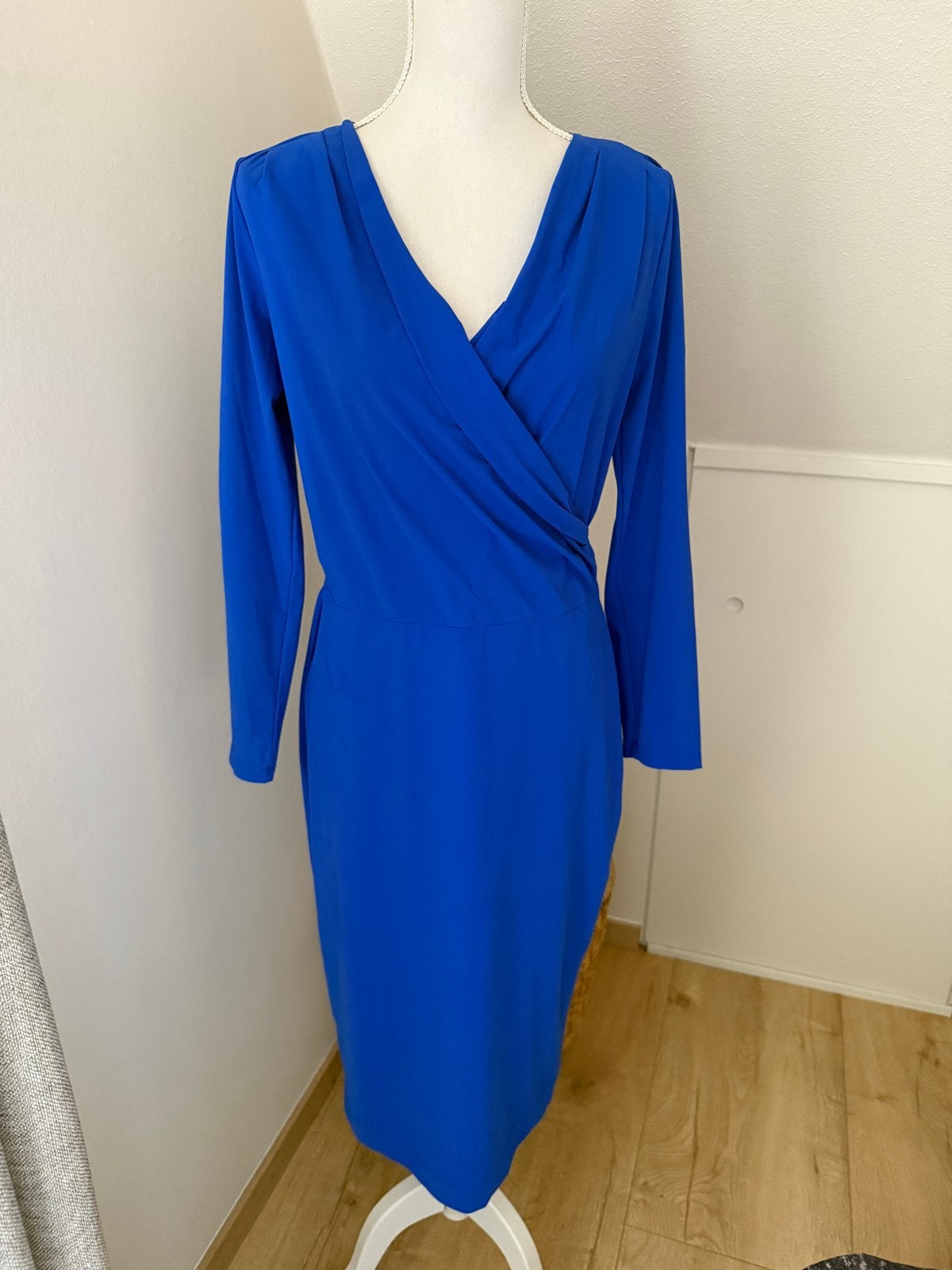 La Dress by Simon kobaltblauwe jurk maat M, Maat 38/40 (M), Blauw, Ophalen of Verzenden, Zo goed als nieuw