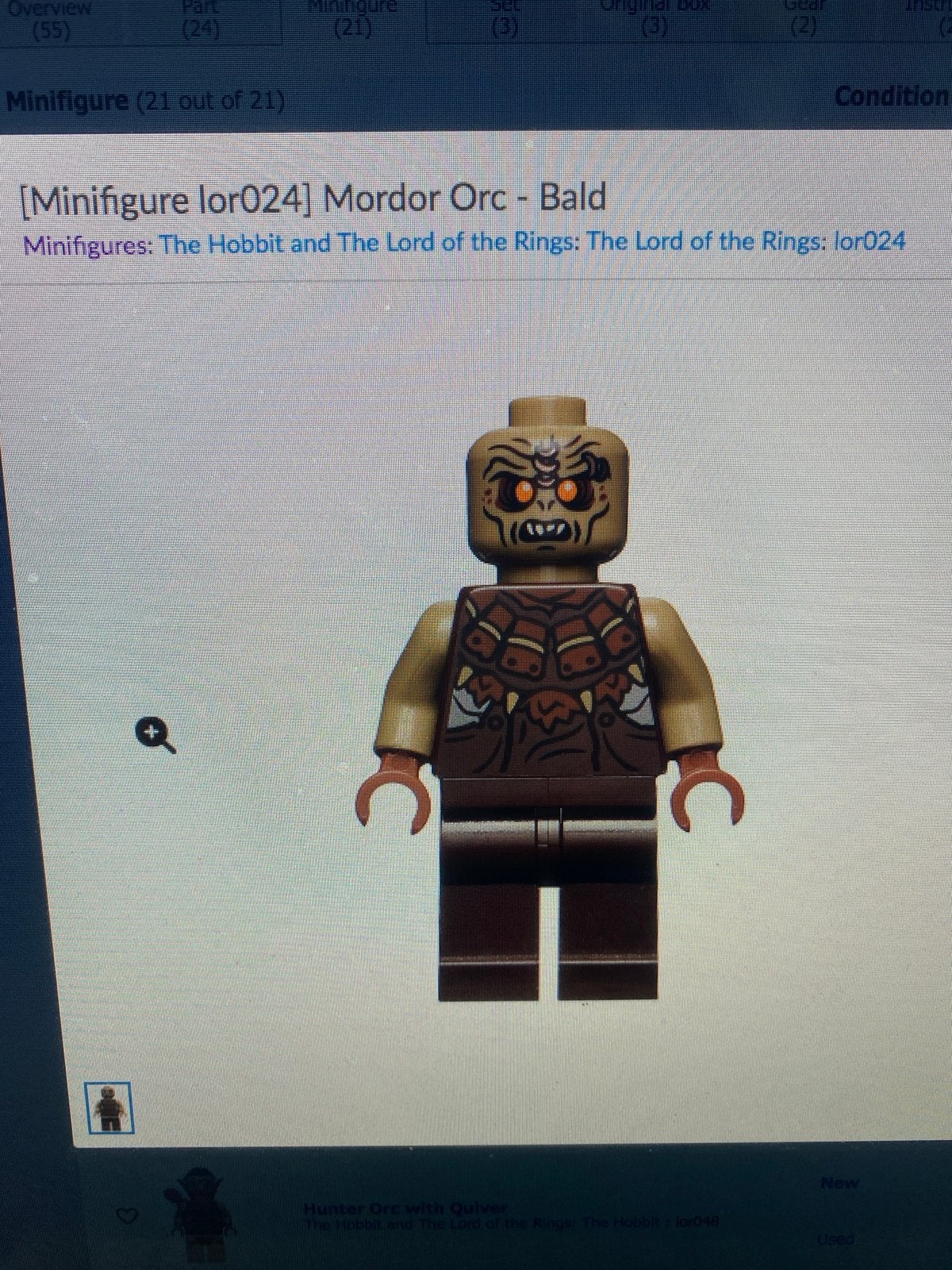 Gezocht: Lego Mordor Orc (Lord of the Rings), Ophalen of Verzenden, Gebruikt