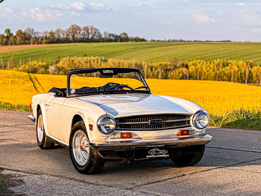 Originele Belgische Triumph TR6 injectie, 2500 cc, TR6, Zwart, Wit