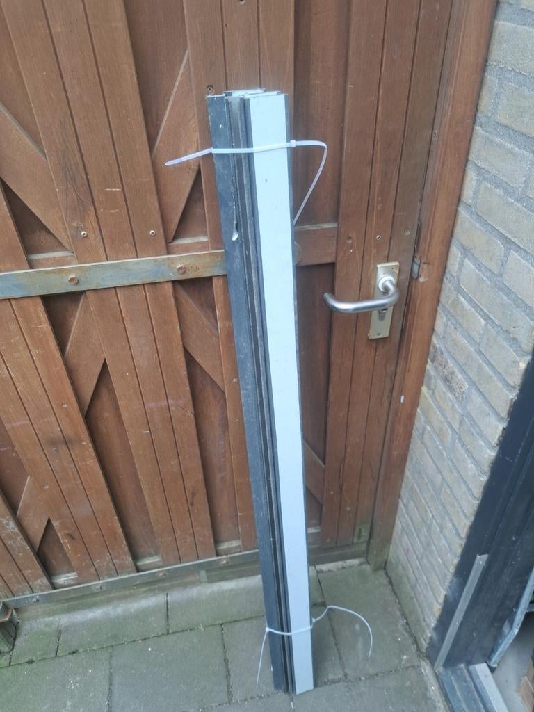 6 x Rolluik geleider 134 cm lang antraciet, Doe-het-zelf en Verbouw, Rolluiken, Nieuw, 100 tot 150 cm, Grijs, Ophalen