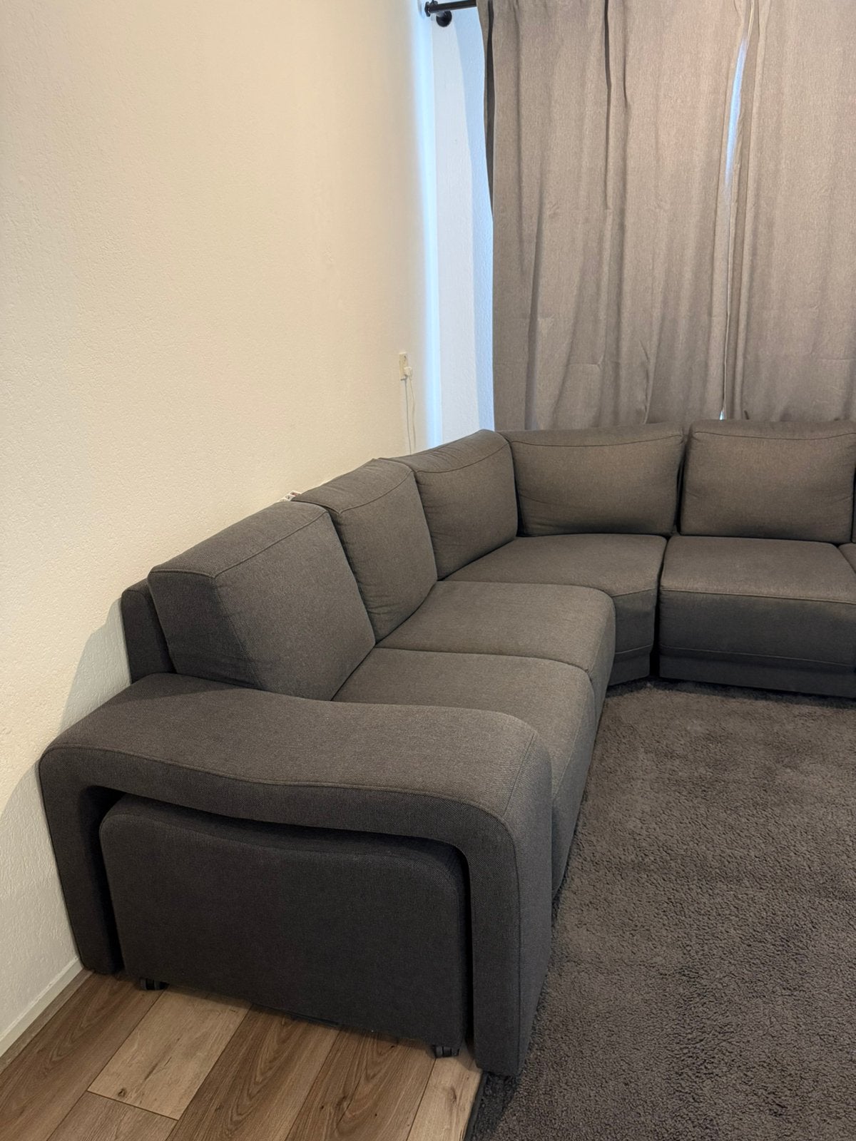 Bank, eettafel met stoelen samen of apart te koop, Ophalen, Zo goed als nieuw