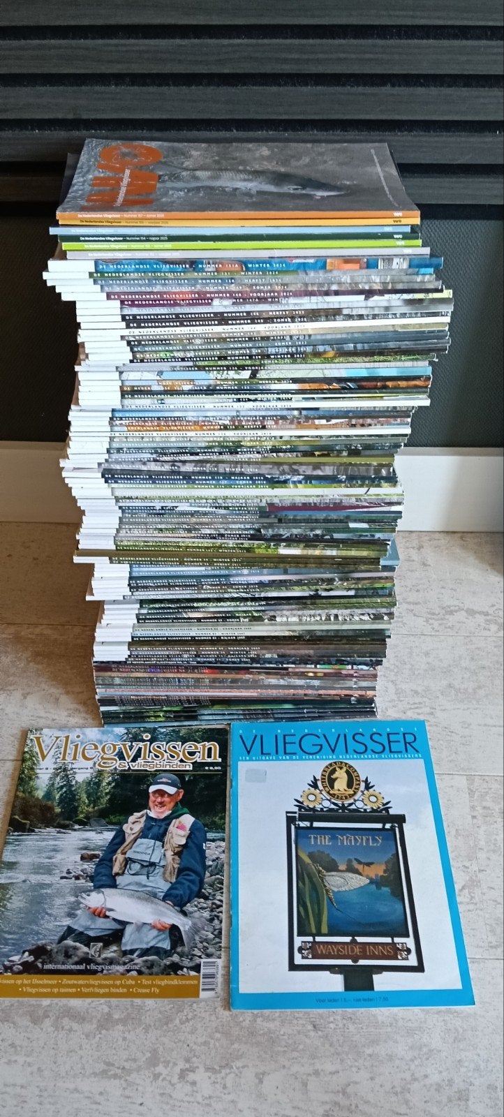 Grote collectie Vliegviss tijdschriften (jaren 2000-2014), Ophalen, Gelezen, Sport en Vrije tijd