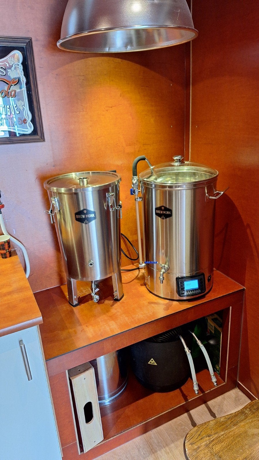 Complete Brewmonk 30L Hobby Bier Brouw Installatie, Ophalen, Gebruikt