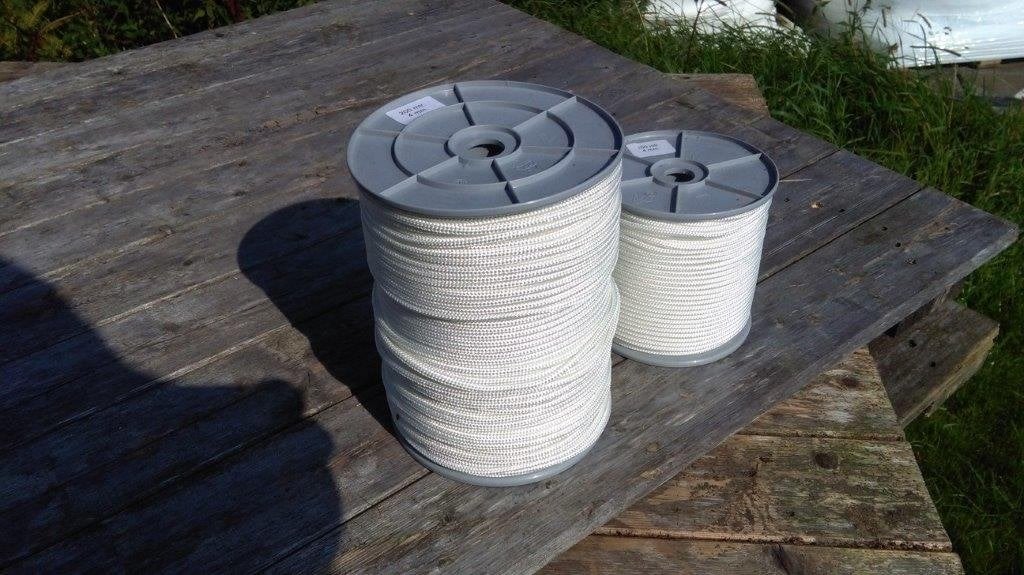 Sterk wit polyester koord 4mm, Watersport en Boten, Info@alletouw.nl, Nieuw, Ophalen of Verzenden, Trekwei 13
