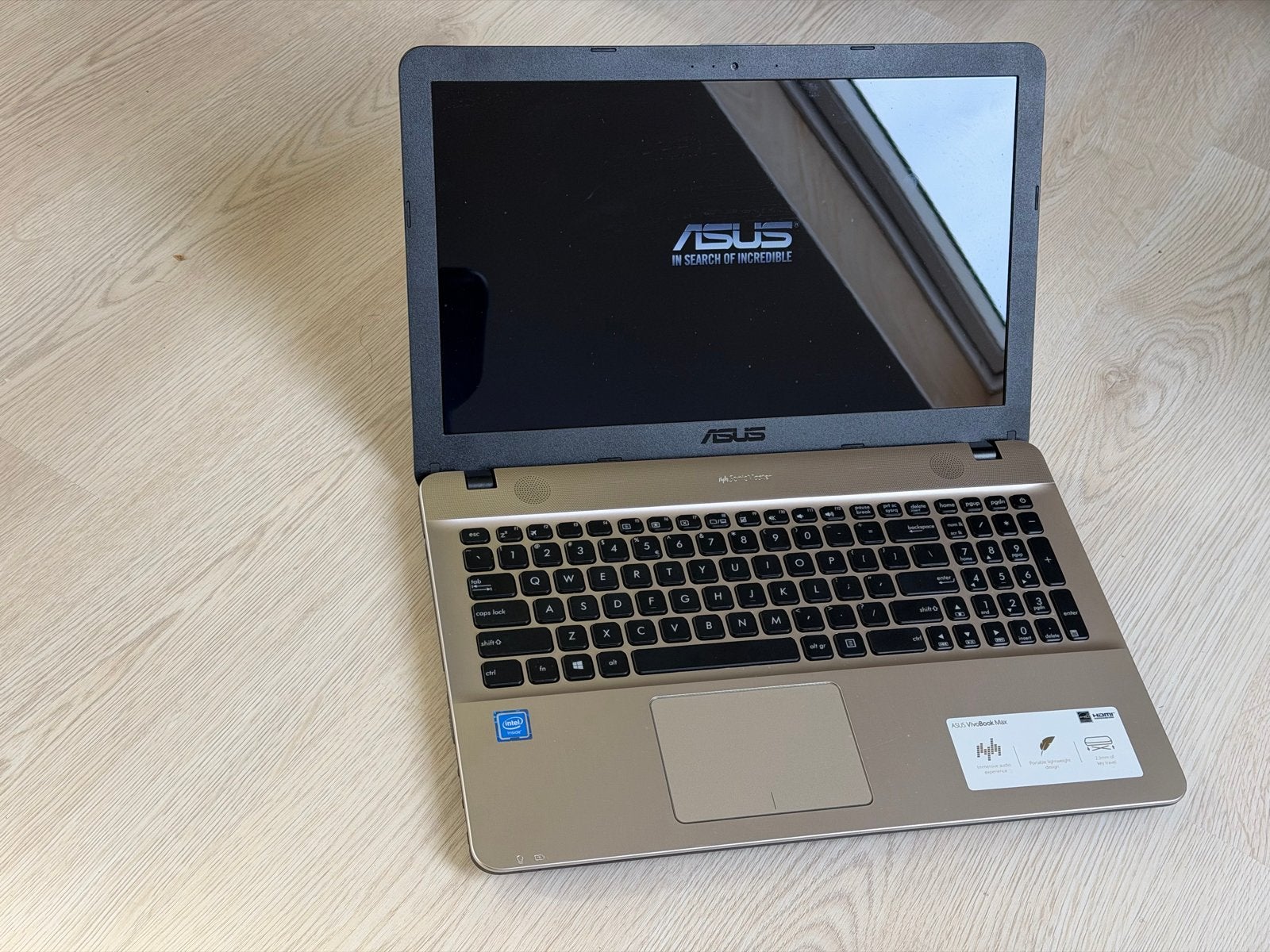 ASUS A541N Laptop - Intel Celeron N3350, 4GB RAM, 500GB HDD, HDD, Minder dan 2 Ghz, Ophalen of Verzenden, Zo goed als nieuw