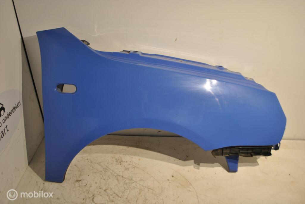 Rechter voorscherm blauw Vw Lupo • ('98-'05) 6E0821226B, Gebruikt, Volkswagen, Ophalen of Verzenden, Volkswagen