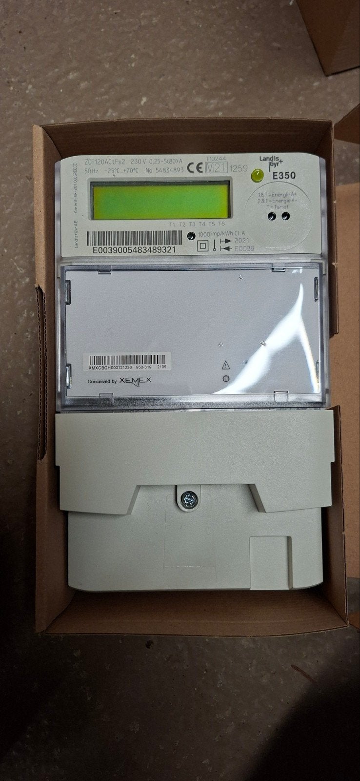 Landis+Gyr E350 Slimme Meter (1-Fase) + Xemex GPRS Module, Overige typen, Nieuw, Ophalen of Verzenden, Landis+Gyr