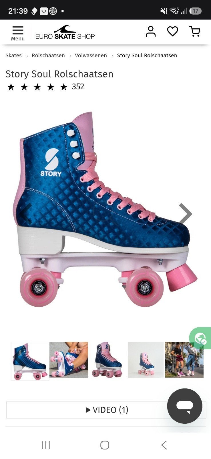 story soul rolschaatsen nieuw maat 42, Ophalen, Nieuw, Overige typen