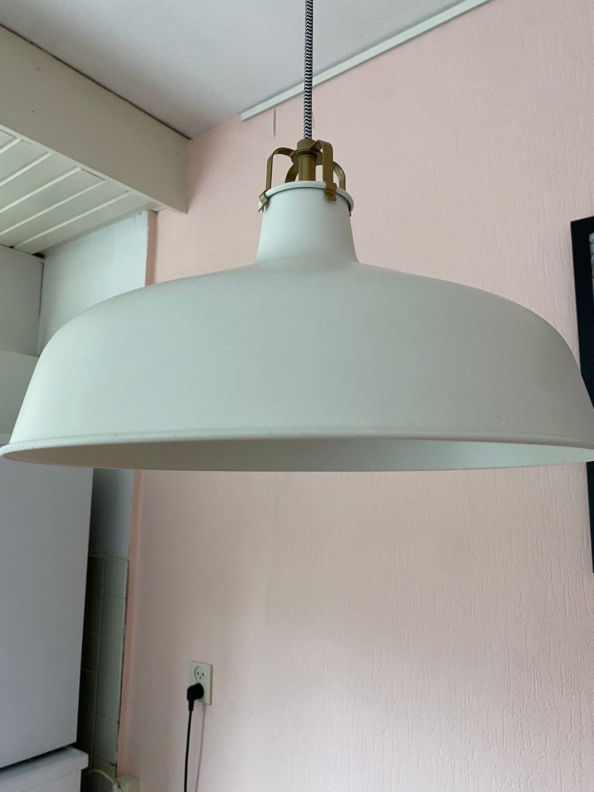 IKEA Ranarp lampen, wit, Ø 38 cm (2 stuks), Ophalen, Gebruikt, Metaal, E27 (groot)