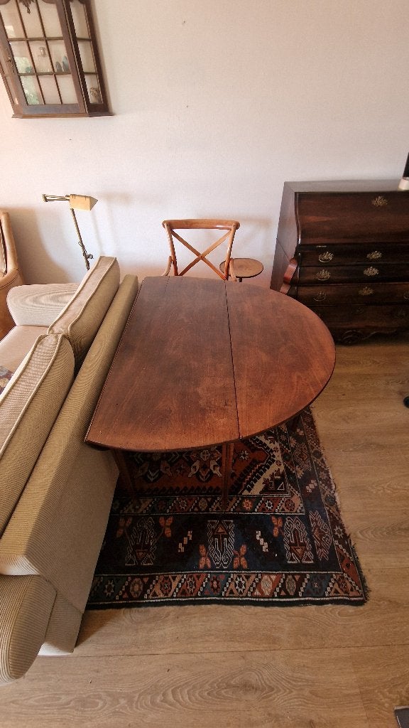 klap tafel, Ophalen