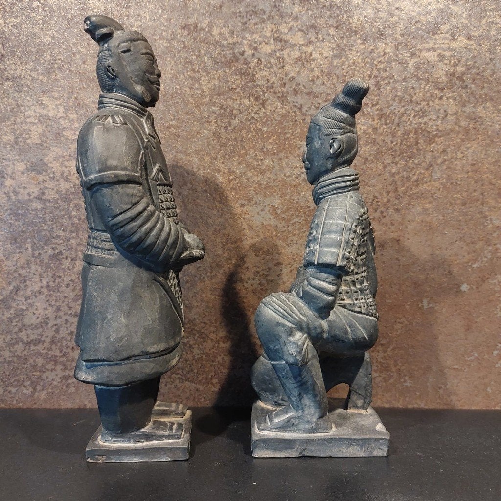 2 Chinese wachters terracottaleger van keizer Qin Shi Huang, Ophalen of Verzenden