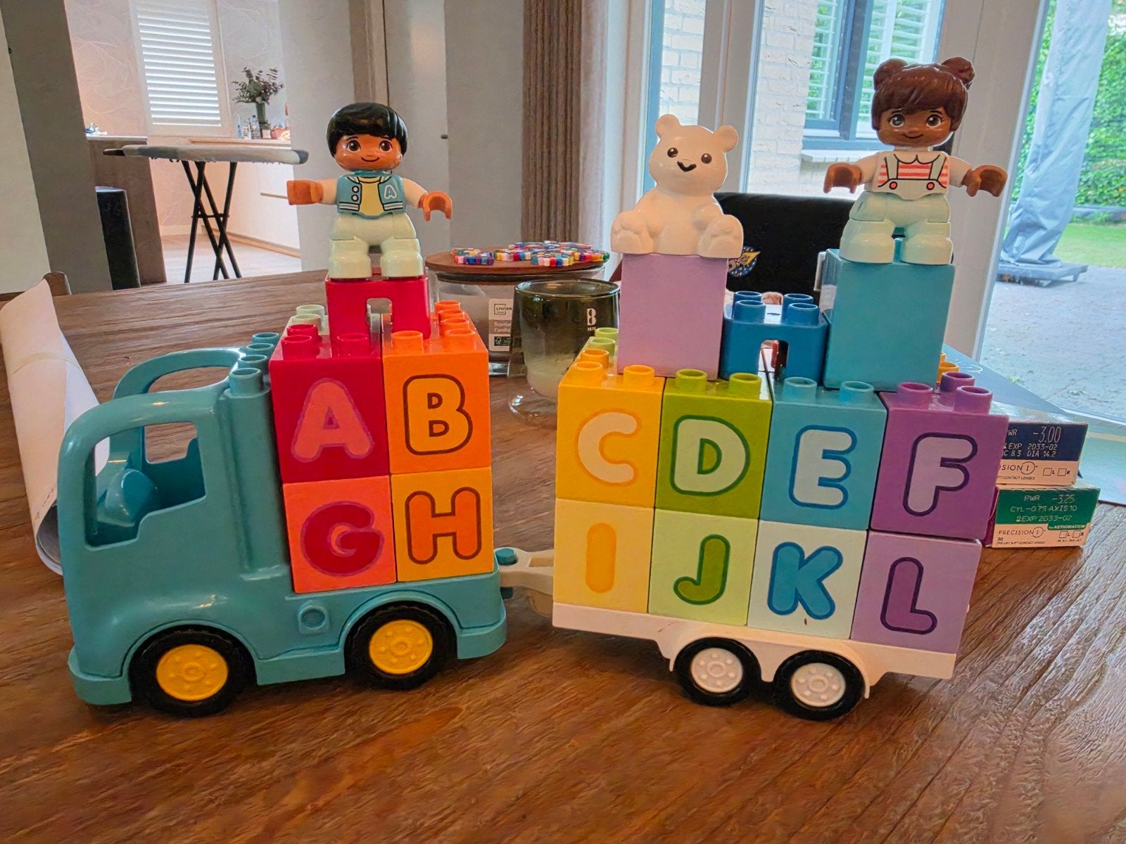 Duplo letter vrachtwagen, Ophalen, Zo goed als nieuw