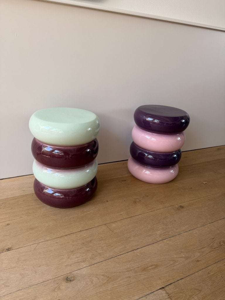 2x Origineel POLSPOTTEN Chubby Stool, Ophalen, Zo goed als nieuw, Overige materialen