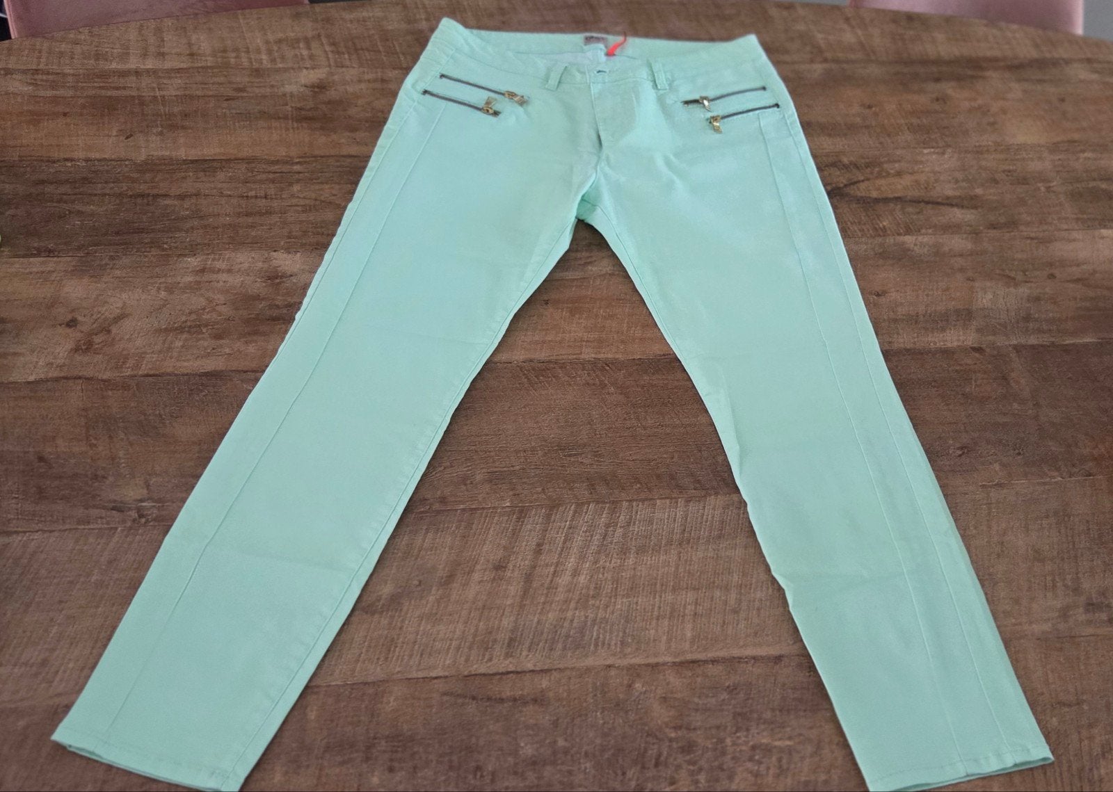 Mintgroene Only broek - Maat XL, Only, Maat 46/48 (XL) of groter, Ophalen of Verzenden, Zo goed als nieuw