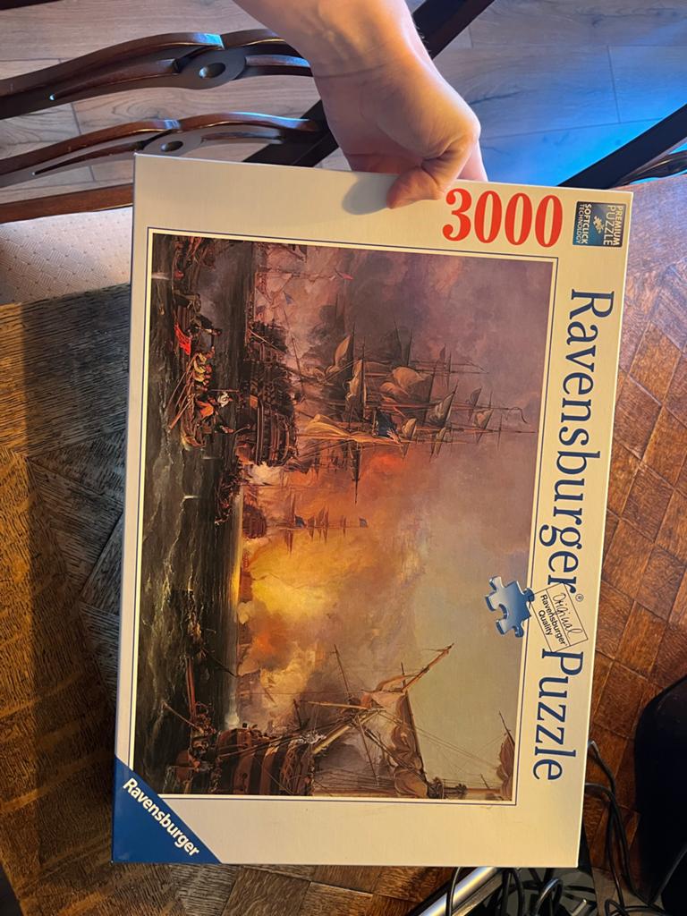 Ravensburger legpuzzel 3000 stukjes - bombardement Algiers, Hobby en Vrije tijd, Denksport en Puzzels, Ophalen of Verzenden, Meer dan 1500 stukjes