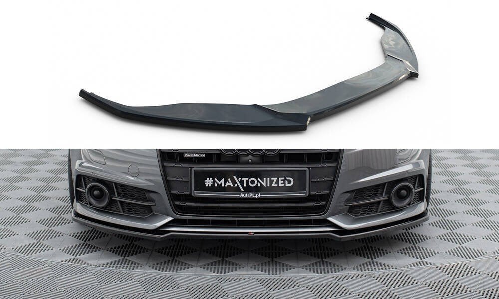 Voorlip sideskirt diffuser spoiler - Audi A6 C7 S-line 14-17, Ophalen of Verzenden