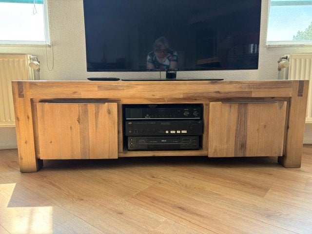 TV Meubel, Ophalen, 100 tot 150 cm, Zo goed als nieuw, Minder dan 100 cm