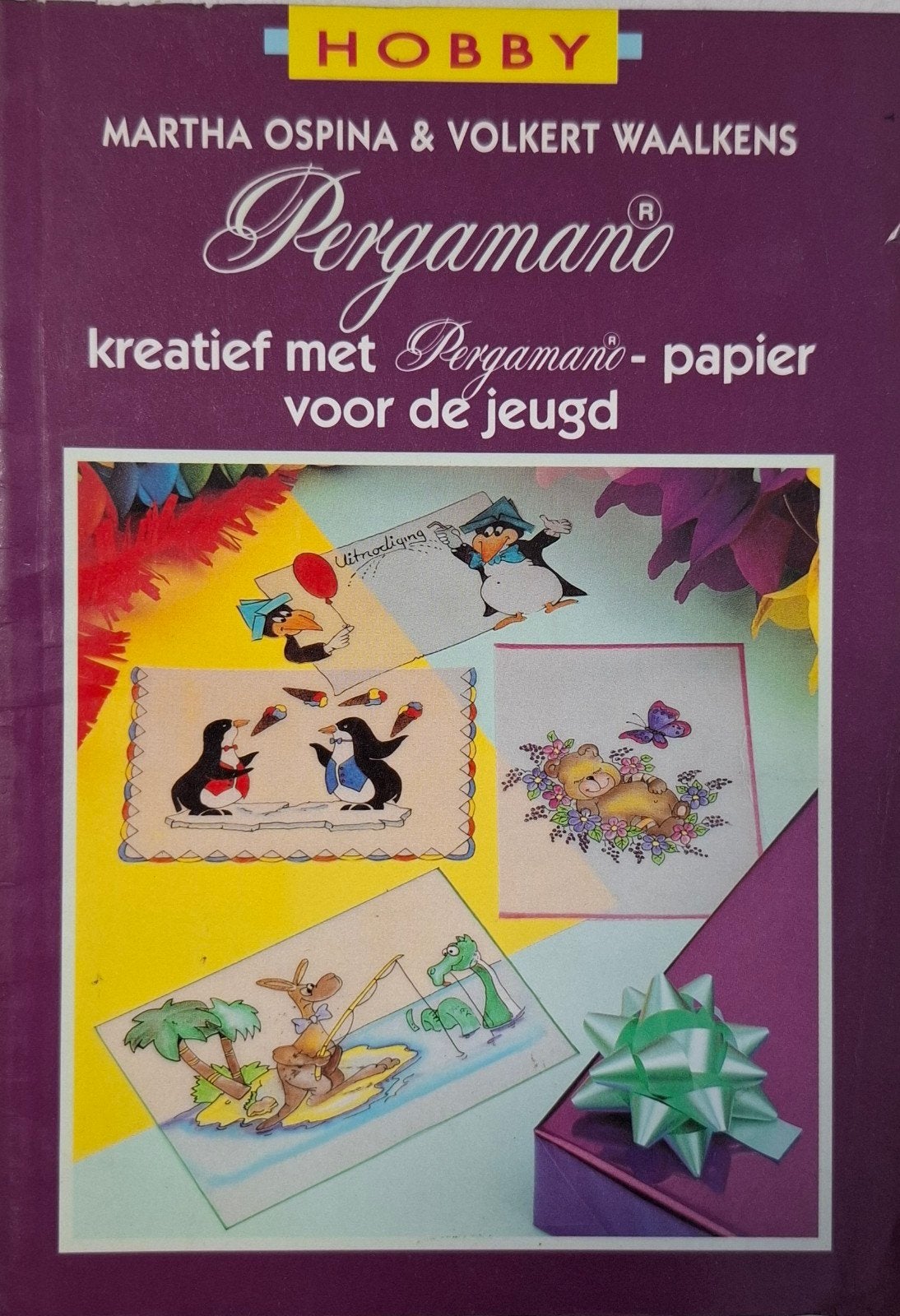 Hobby LRV Pergamano: Kreatief met pergamano papier jeugd, Hobby en Vrije tijd, Gebruikt, Info@onbekene.nl, T, Ophalen of Verzenden