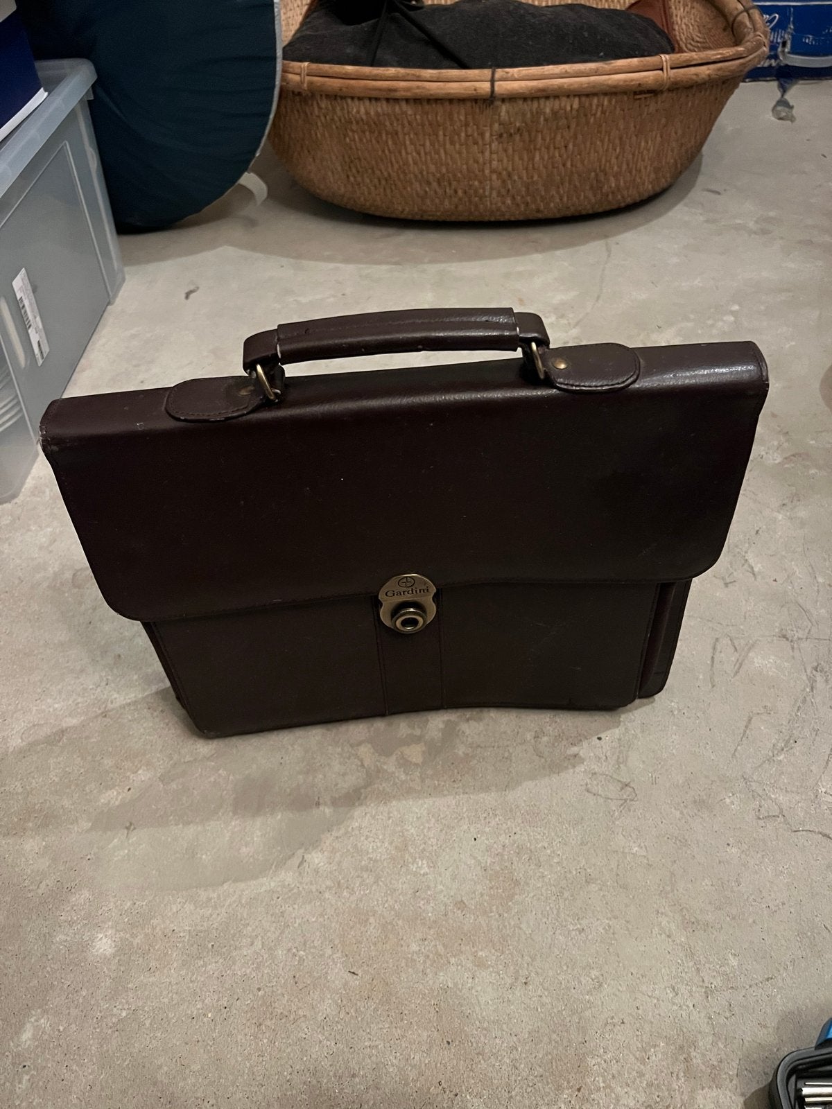 Vintage Gardini Leren Aktetas/Werktas, Ophalen