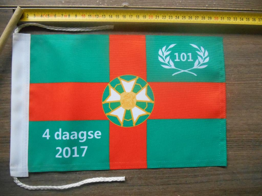 Vierdaagse vlag 2017 101ste, Diversen, Vlaggen en Wimpels, Ophalen of Verzenden, Nieuw