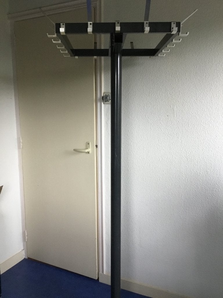 Vintage staande kapstok, Ophalen, Gebruikt, Metaal, Staande kapstok