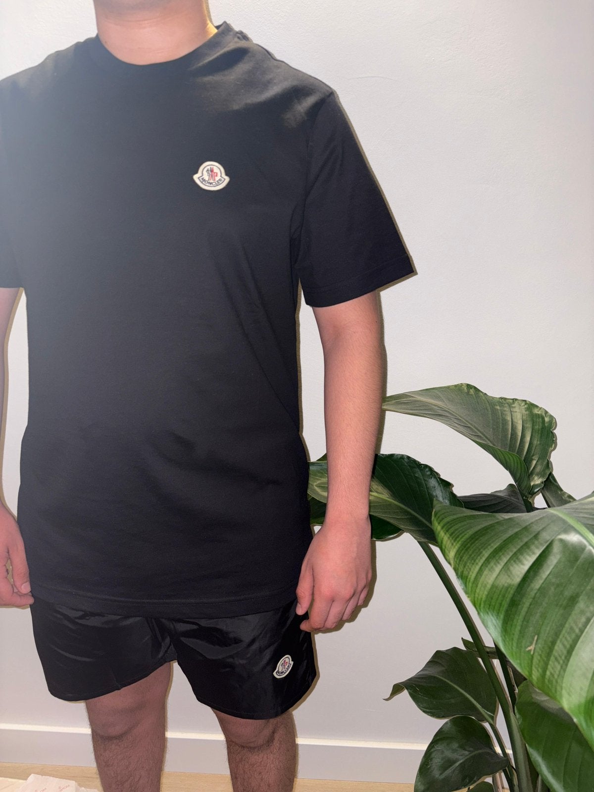 Moncler Logo Patch Zomerset XL, Ophalen of Verzenden, Zo goed als nieuw, Maat 56/58 (XL), Zwart