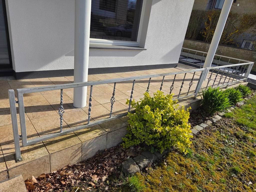 Metalen Balustrade / Hekwerk - Gegalvaniseerd, Ophalen of Verzenden, Gebruikt