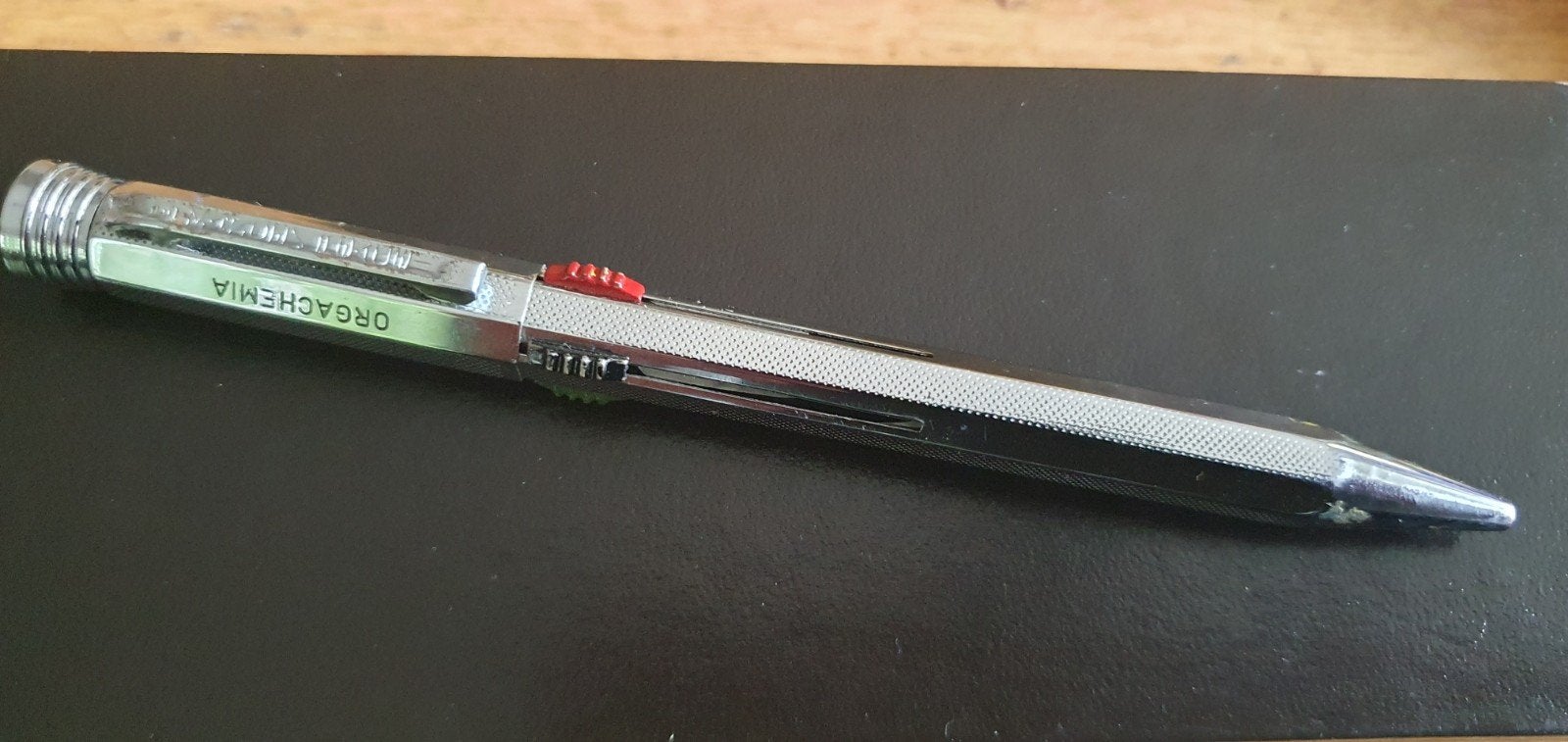 Vintage Kanoe peace vier kleuren vulpotlood pen Japan '50, Ophalen of Verzenden, Balpen, Overige merken