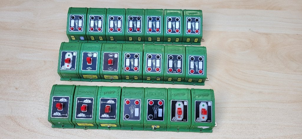 set met 21 stuks fleischmann schakelaars - of 3 euro/stuk, Ophalen, Gebruikt, Overige typen, Fleischmann